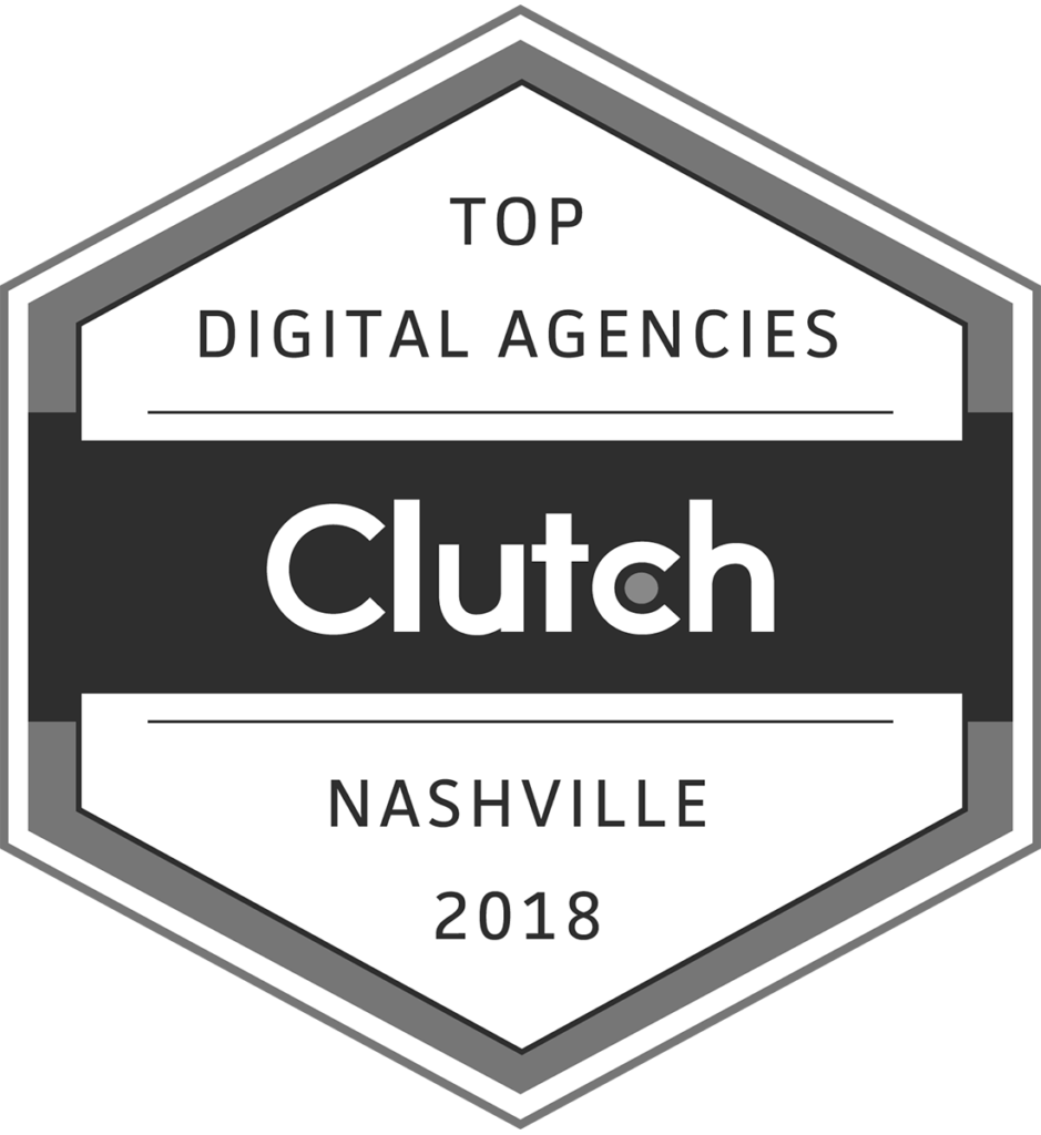 Clutch.co Award - Top Digital Agencies, Nashville 2018